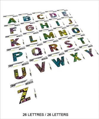 Tampons Mini : Alphabet / set de 26 lettres