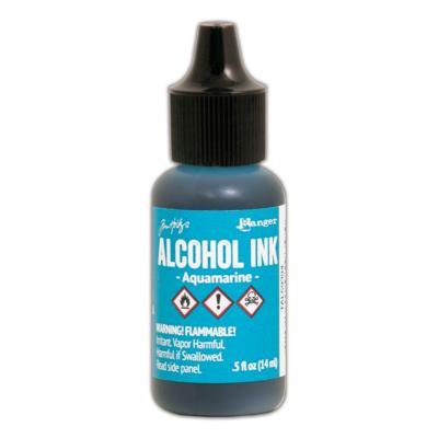 Alcohol Ink Aquamarine