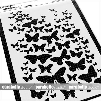 Pochoir A4 : Un vol de papillons