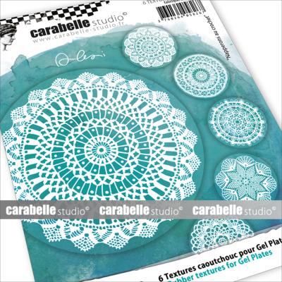 Textures Coasters : Crochet doilies by Alexi