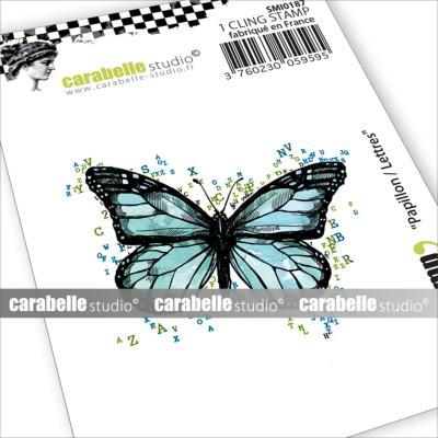 Tampon Mini : Papillon / Lettres