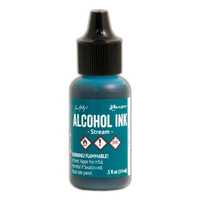 Alcohol Ink Stream