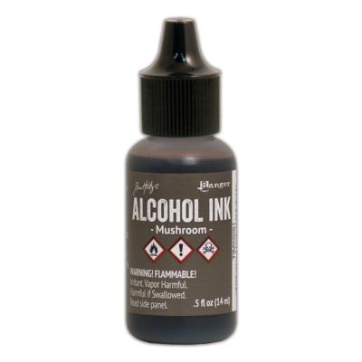 Alcohol Ink Mushroom