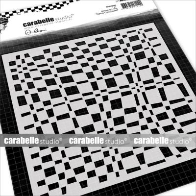 Pochoir Carré 6'' : Funny Chessboard by Alexi