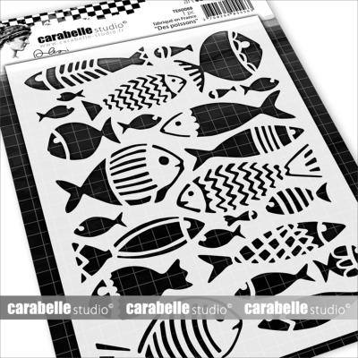 Pochoir A6 : Des poissons by Alexi